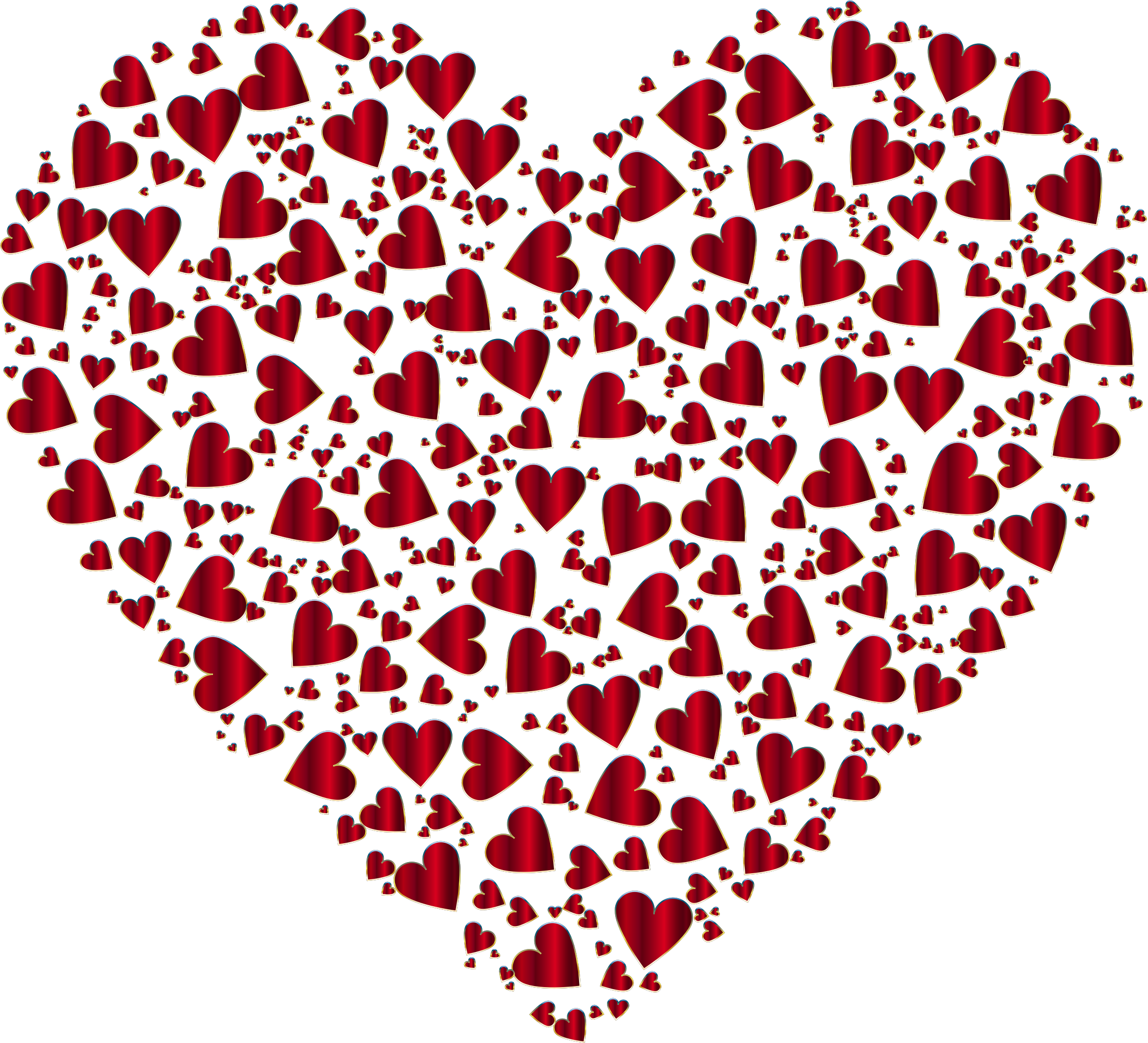 This Free Icons Png Design Of Chaotic Colorful Heart - Heart Images No Background Clipart (2258x2052), Png Download