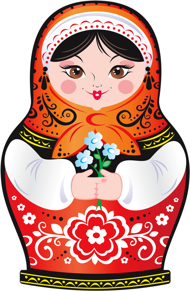 Russian Nesting Dolls Clipart - Russian Doll - Png Download (725x1024), Png Download