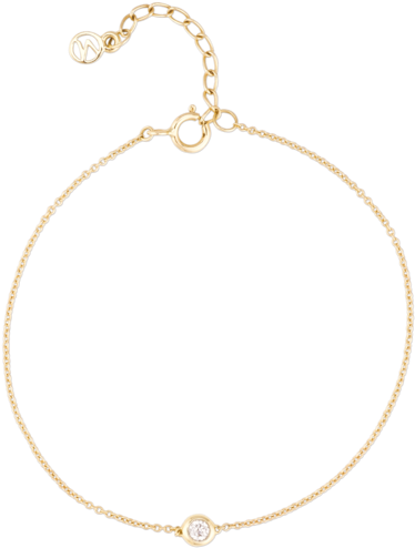 Solo Diamond Bracelet - Body Jewelry Clipart (650x650), Png Download