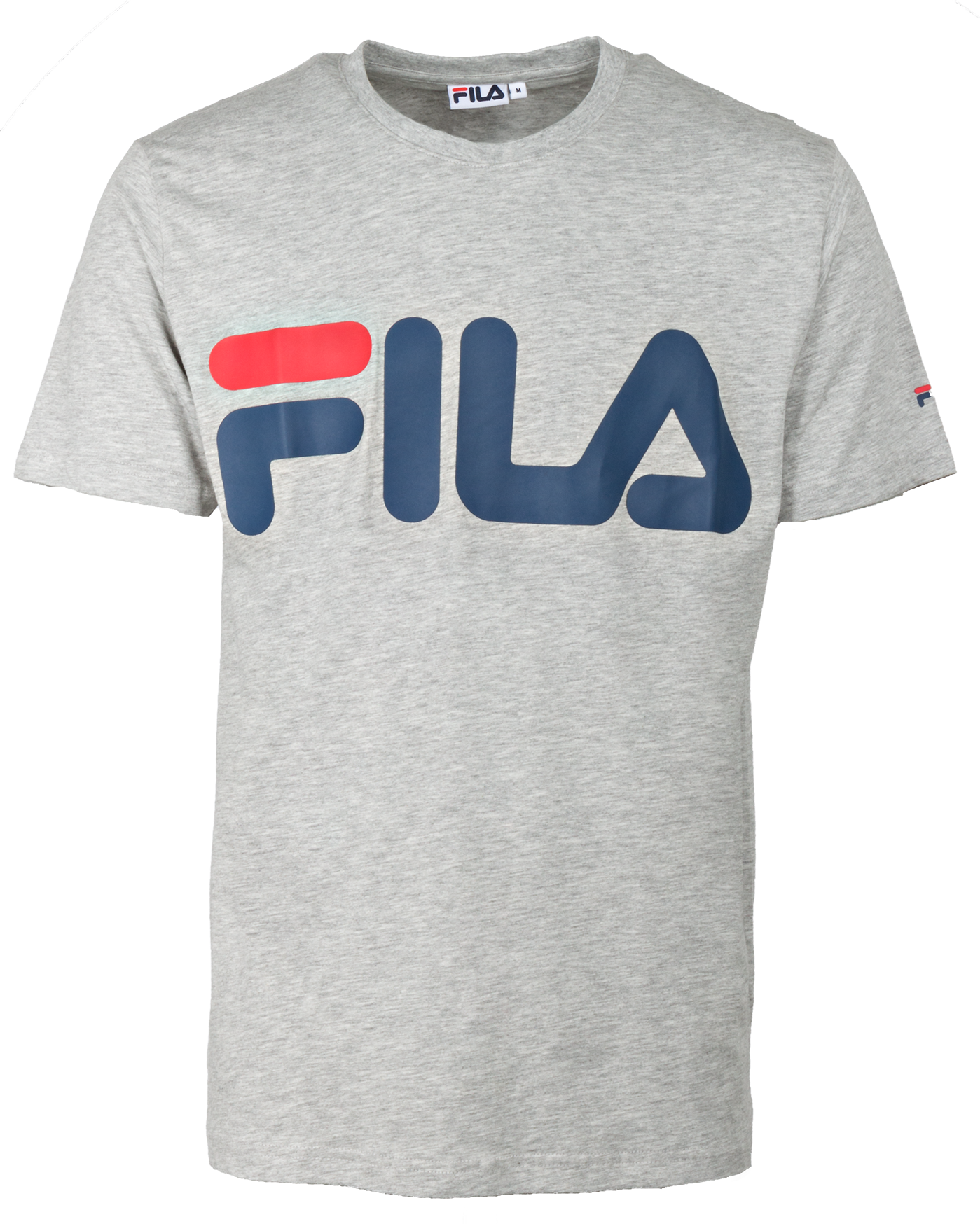 Fila Classic Logo T-shirt Grey - Active Shirt Clipart (1399x1748), Png Download