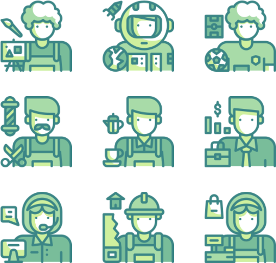 Professions Avatar - Cartoon Clipart (600x564), Png Download