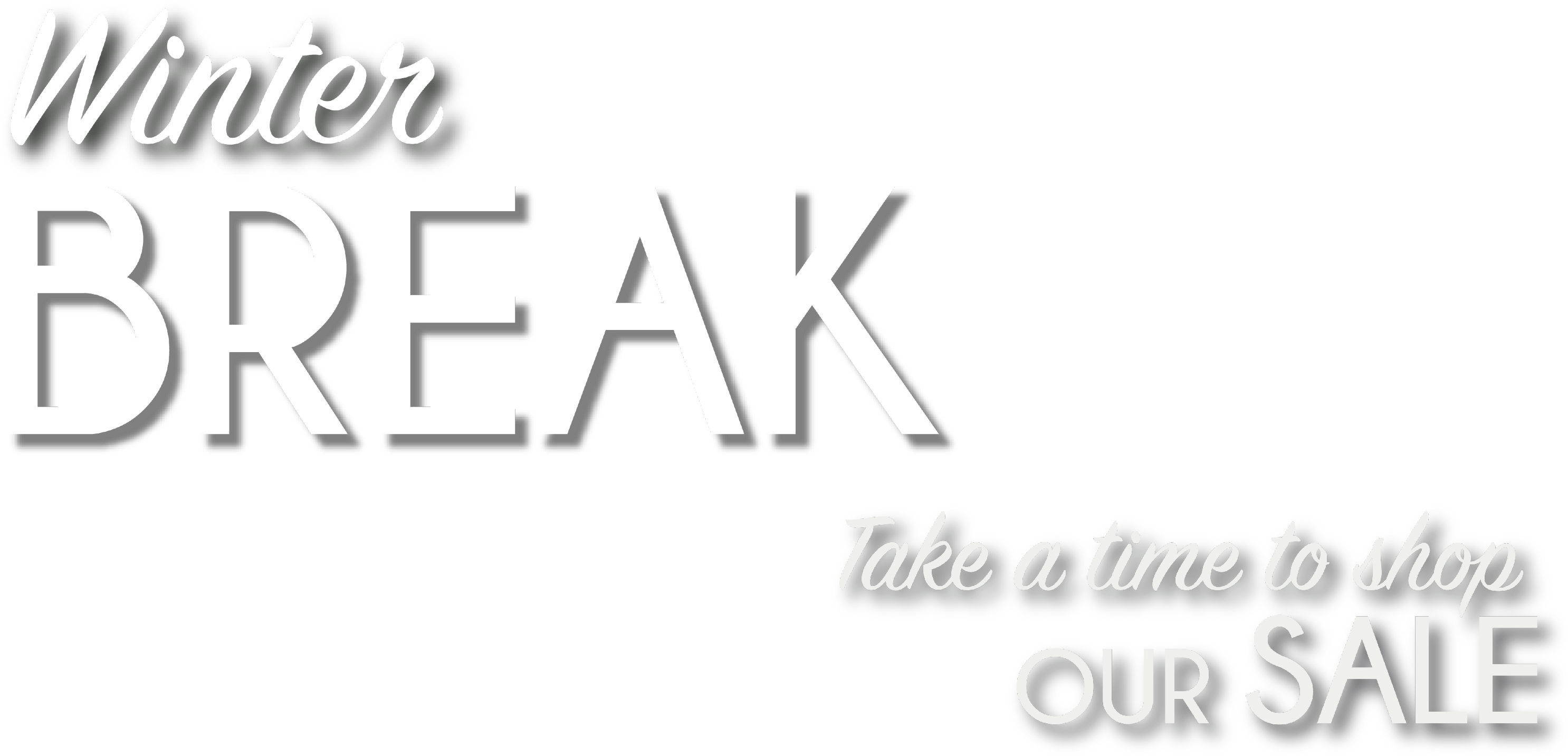 Texto 2 Winter Break Graphics Clipart Large Size Png Image PikPng