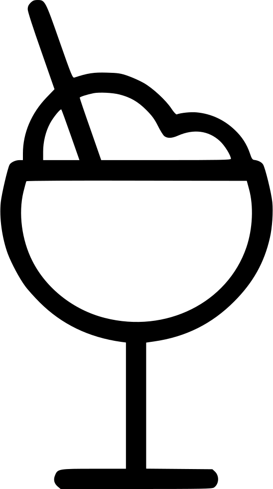 Fruit Ice Desert Glass Svg Png Icon Free Download Clipart (548x980), Png Download
