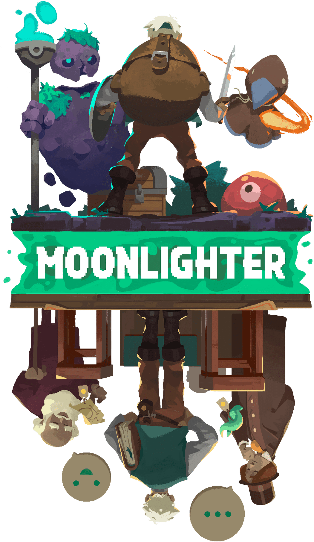 Moonlighter Anáisis Texto - Cartoon Clipart (1200x1884), Png Download