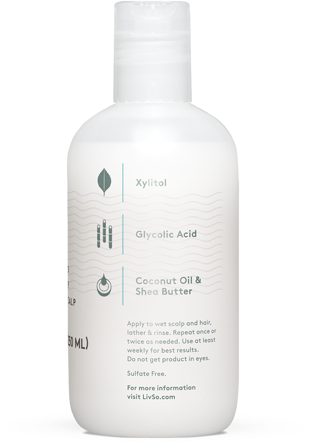 Livso Shampoo Bottle Back Label - Plastic Bottle Clipart (621x895), Png Download