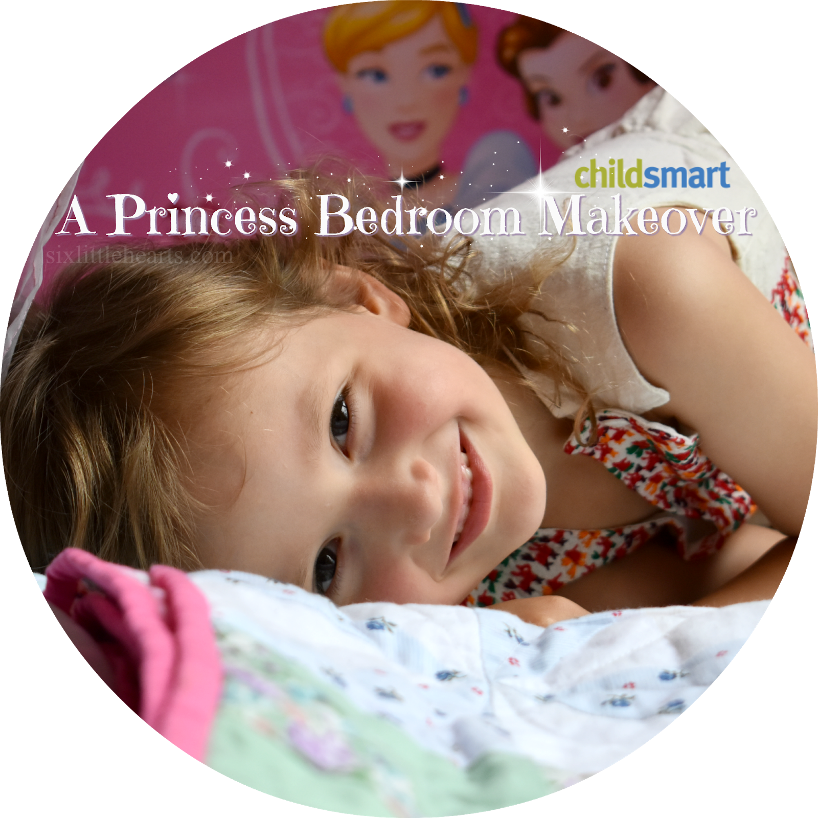 Worlds Apart Disney Princess Bedroom Makeover - Childsmart Clipart (1600x1600), Png Download
