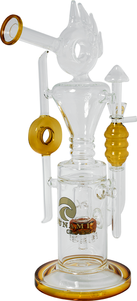 Tsunami Glass Bongs , Png Download - Tsunami Glass Bong Clipart (467x1024), Png Download