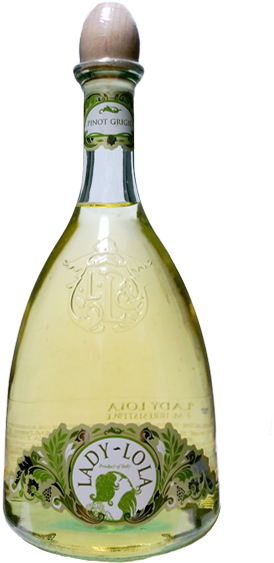 Lady-lola - Glass Bottle Clipart (453x802), Png Download