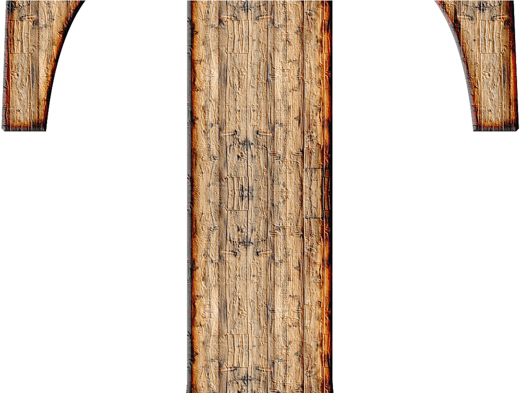 Awesome Letter Ideas Halloween - Plank Clipart (1152x800), Png Download