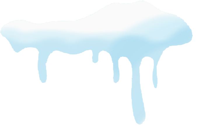 #snow #christmas #snowfall #snowflakes #winter #decoration - Melting Clipart (748x474), Png Download