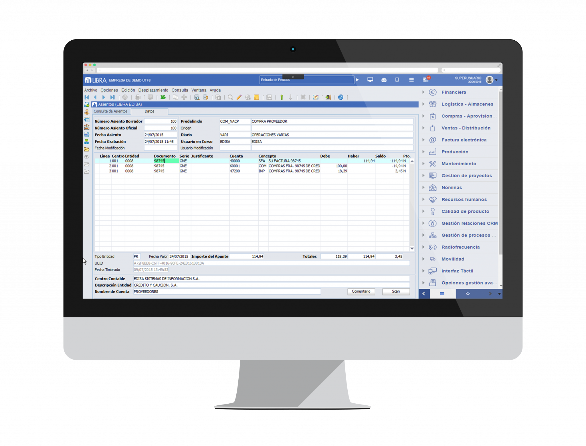 Contabilidad-general - Enterprise Resource Planning Clipart (2048x1559), Png Download