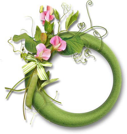 Moldura Redonda Máscara Para Photoshop Montagem De - Molduras Florais Png Clipart (650x506), Png Download