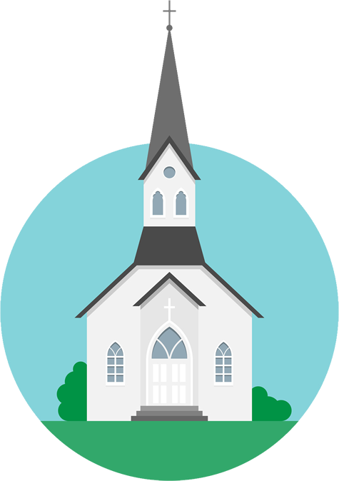 There Are Those Who Argue One Should Give Financially - Church Flat Design Clipart (475x674), Png Download