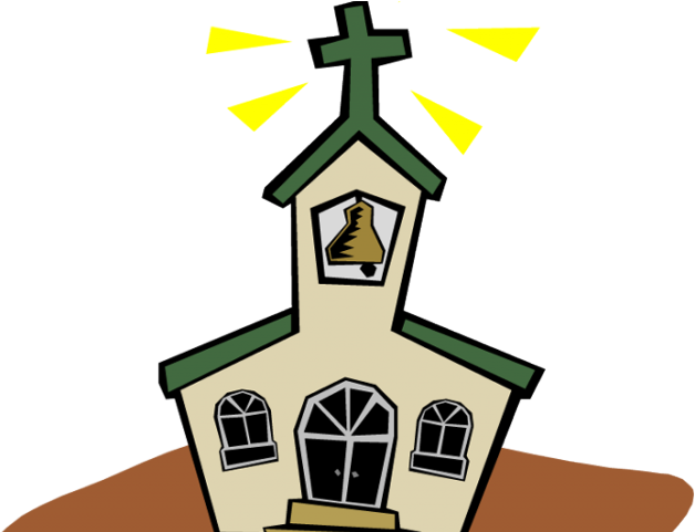 Church Steeple Cliparts - Cartoon Clipart Of Church - Png Download (640x480), Png Download