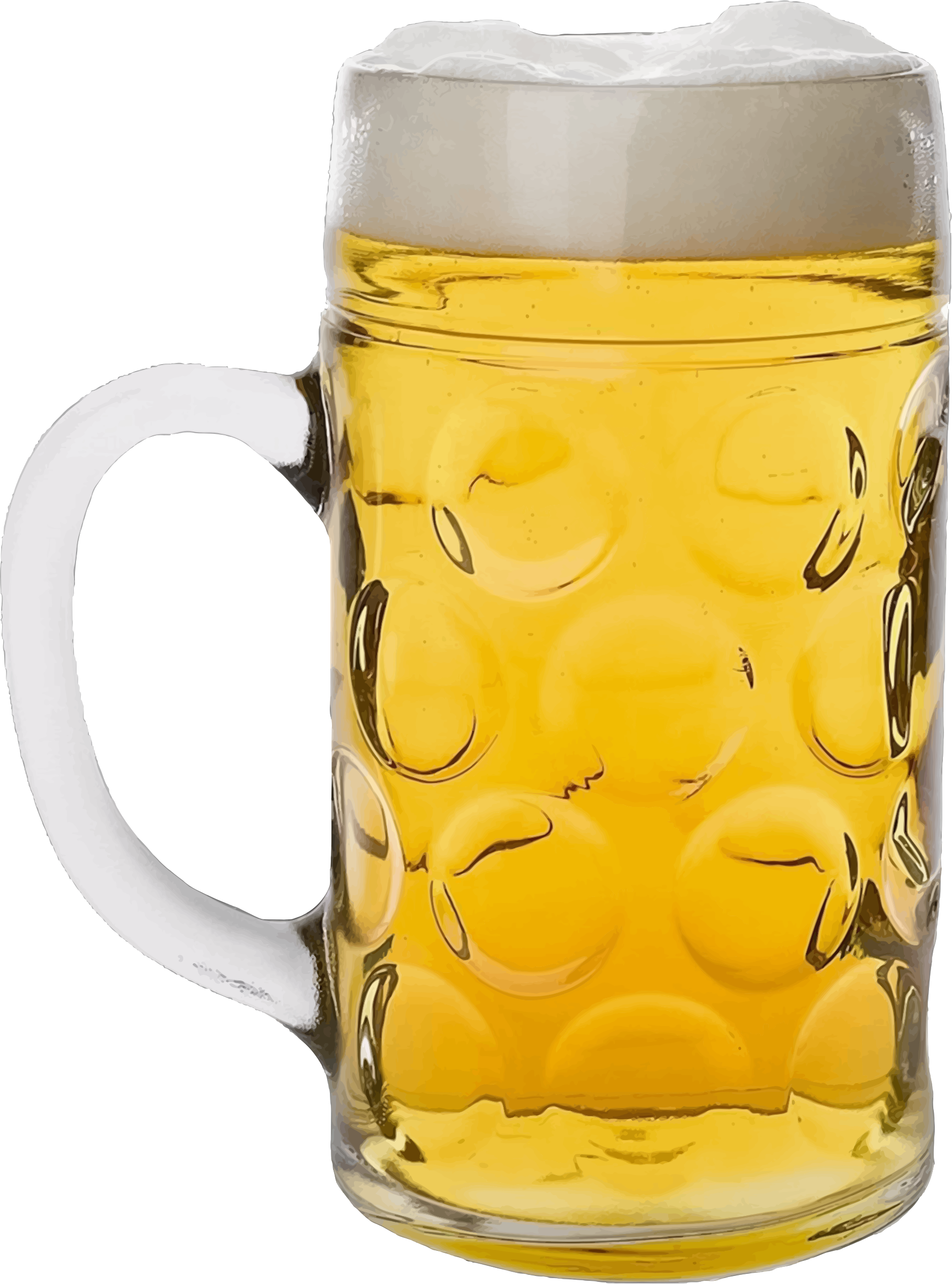 This Free Icons Png Design Of Glass Of Lager 2 - Bicchiere Di Birra Tedesca Clipart (1778x2398), Png Download
