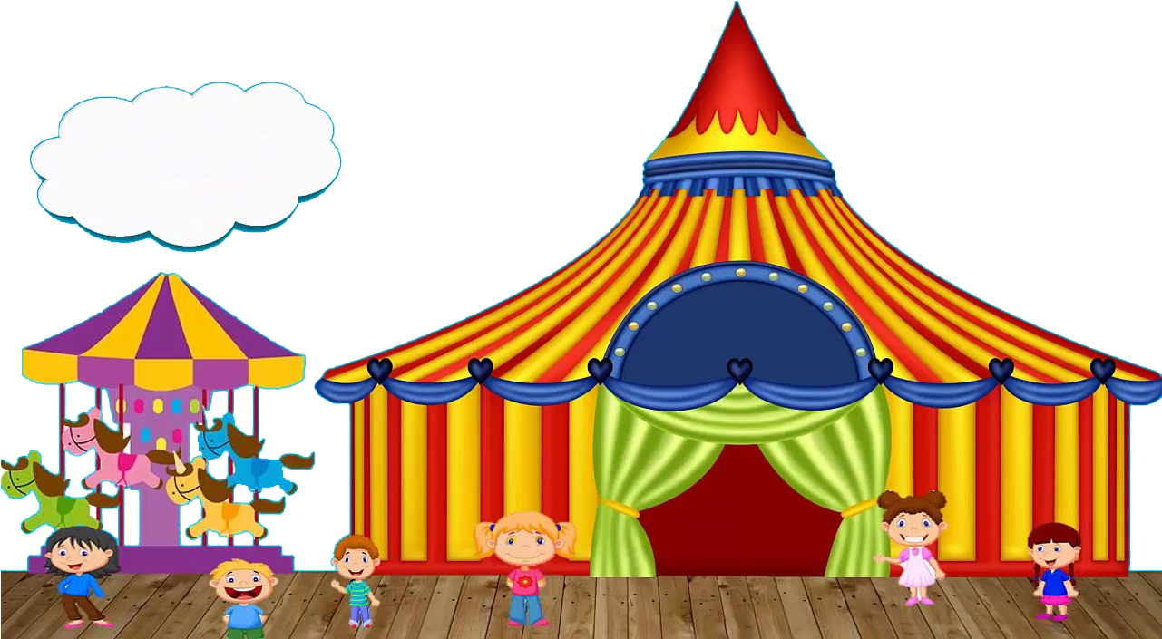 Los Niñ@s Viven Como Los Personajes Del Circo En Primera - Personajes De Circo Png Clipart (1280x720), Png Download