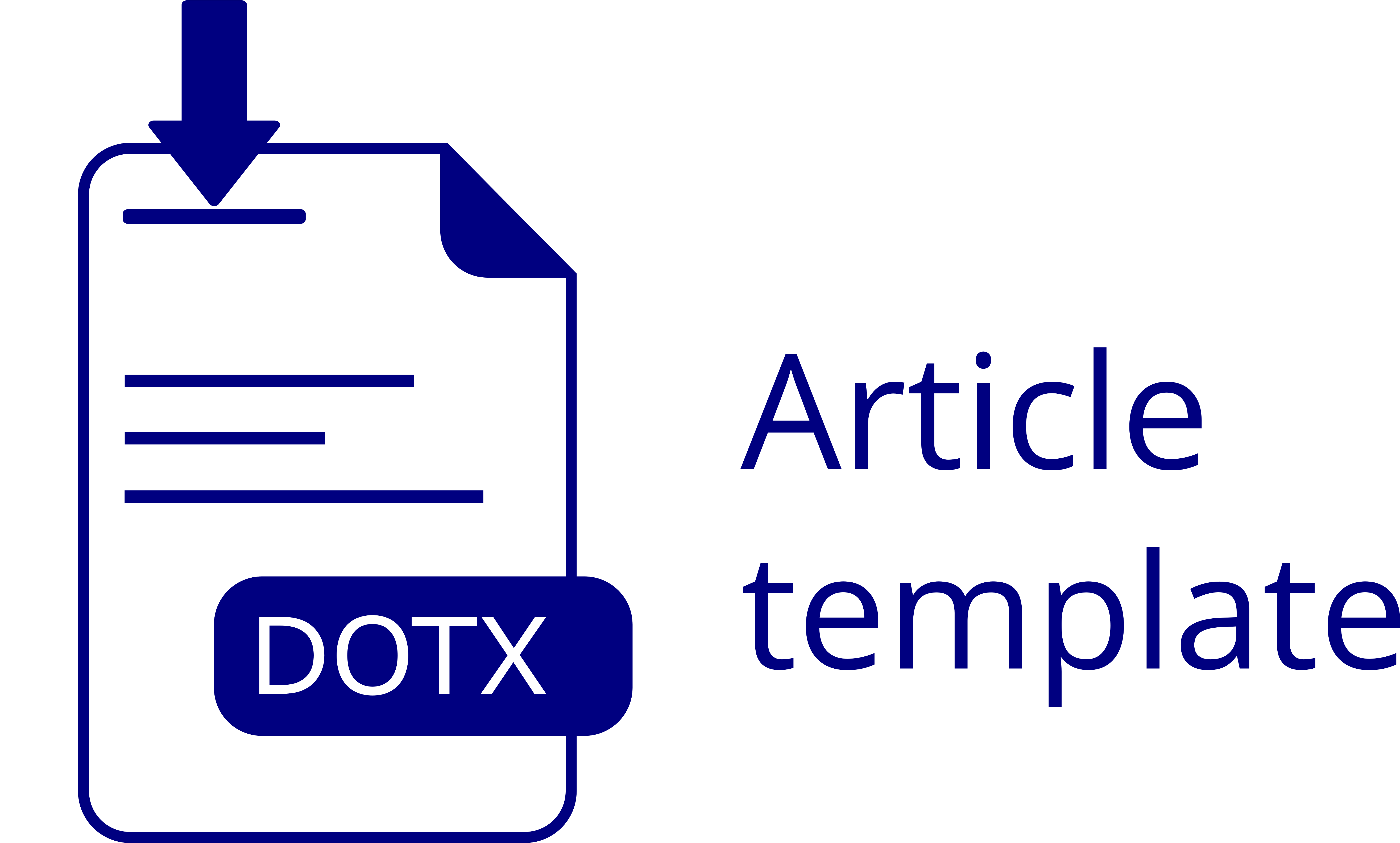 Articles template. Article Template.