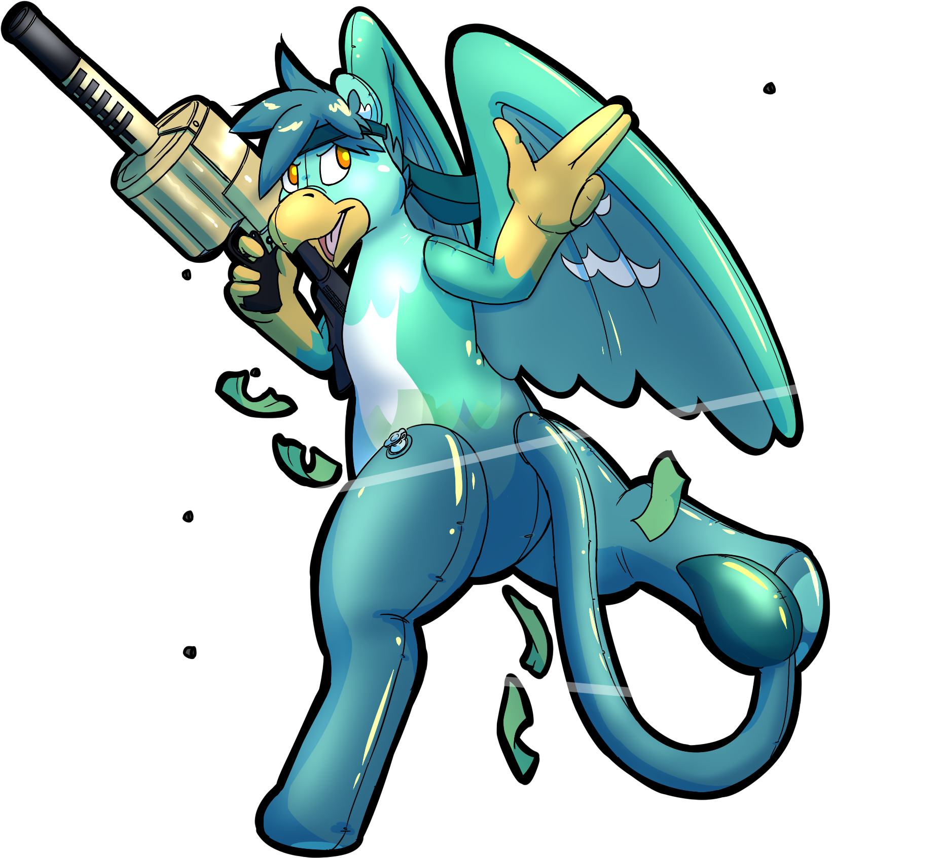 [1018] Master Heister Fulton The Gryphon - Cartoon Clipart (2000x2000), Png Download