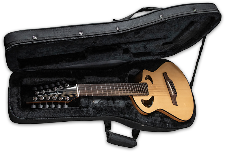 As The Most Popular Acoustic Model Created By Veillette - Bass Guitar Clipart (1200x536), Png Download