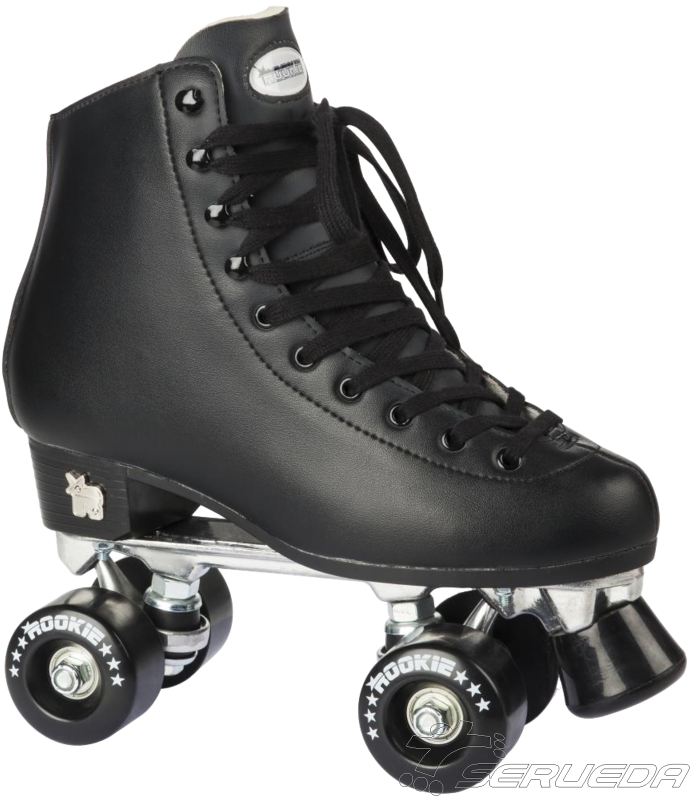 Rookie Patin Tradicional Negro - Rulleskøjter Sort Clipart (700x800), Png Download