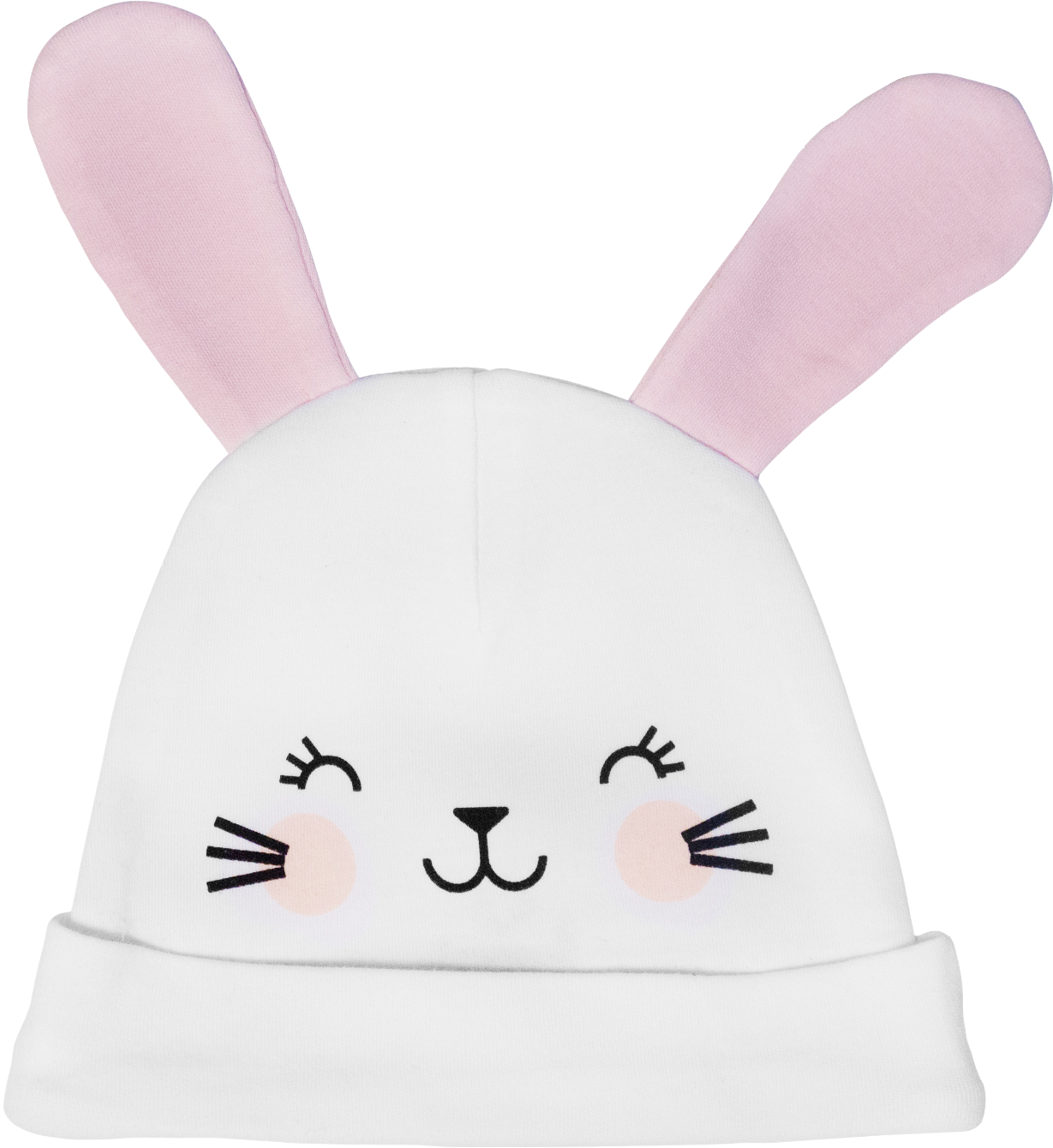 Newborn Baby Kids Cute Funny Rabbit Bunny Ears Hat - Beanie Clipart (1600x1600), Png Download
