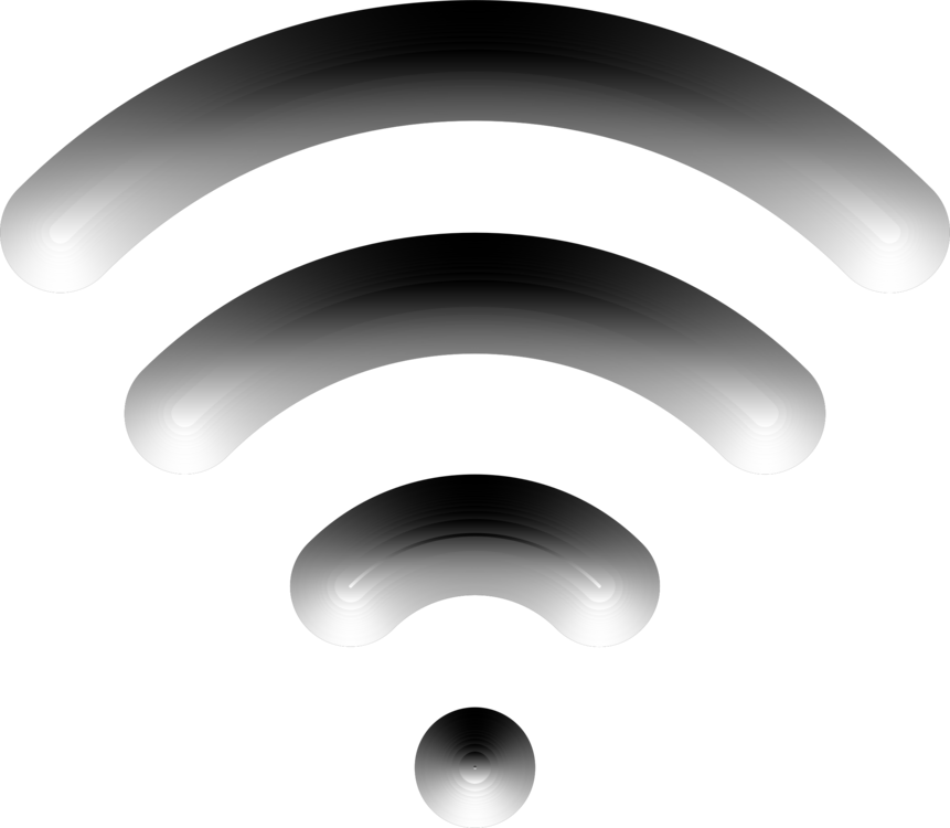 Wireless Computer Icons Signal Wi-fi - Wi-fi Clipart (861x750), Png Download