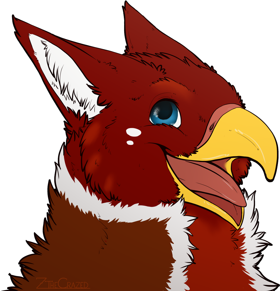 [c]- Gryphon Birbo - Cartoon Clipart (1000x1000), Png Download