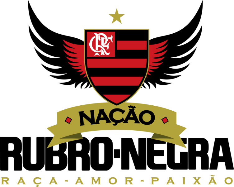 Raca Rubro Negra - Emblem Clipart (752x600), Png Download