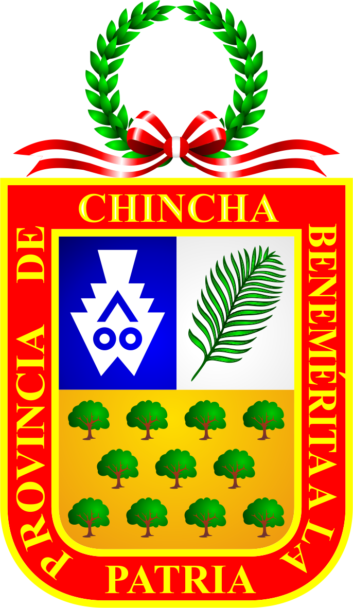 Escudo De Chincha - Municipalidad Provincial De Chincha Clipart (686x1182), Png Download