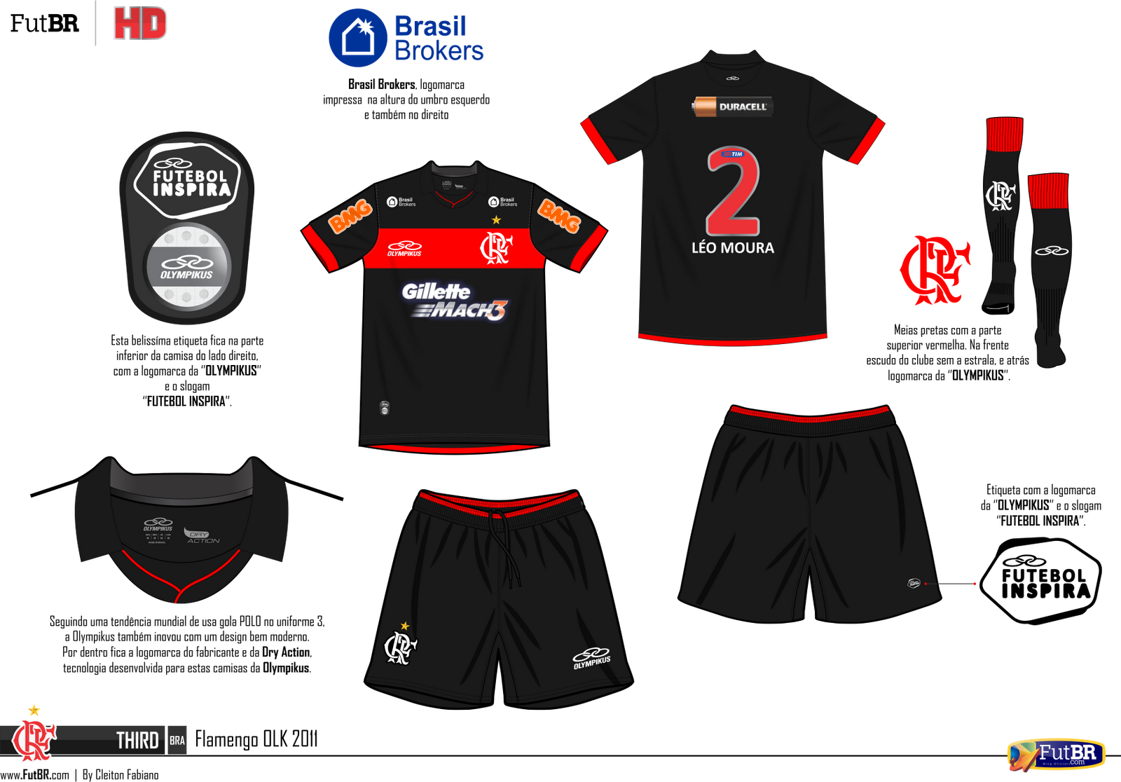 Flamego Uses Gillette Mach 3 As Major Sponsor, Unicef - Clube De Regatas Do Flamengo Clipart (1600x1116), Png Download