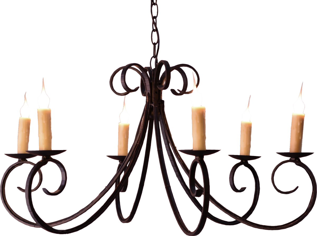 Image Stock Chandelier Clipart Baroque - Png Chandelier Transparent Png (1200x891), Png Download
