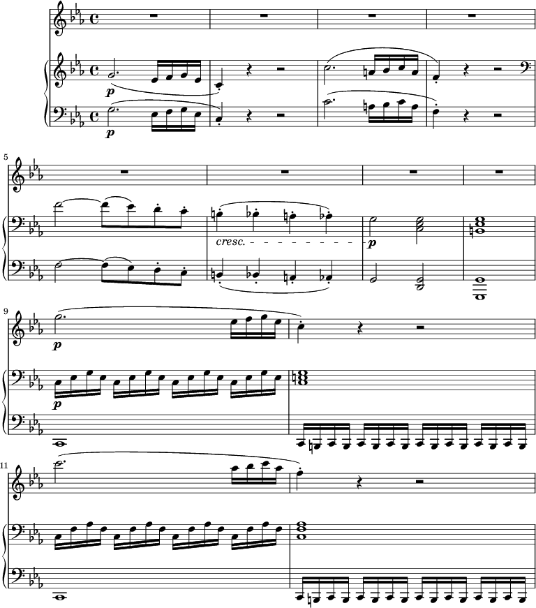 2" \header { Tagline = - Sonate En Do Mineur Mozart Clipart (766x932), Png Download