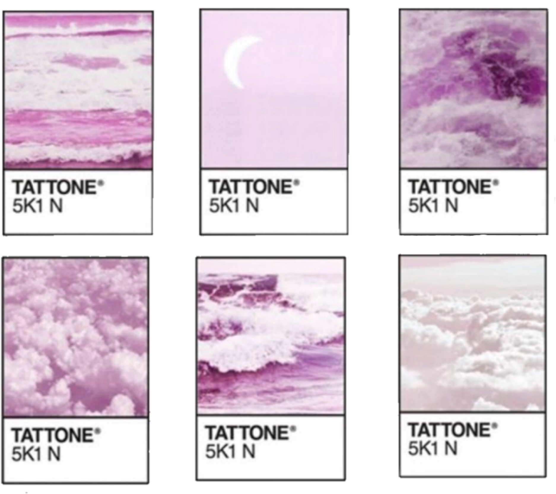 #freetoedit#pink #tattone #pantone #purple #clouds - Tattone Aesthetic Clipart (2289x2289), Png Download