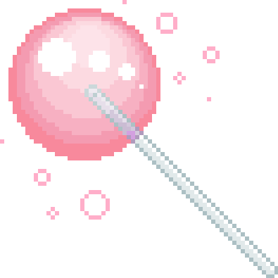 #pink #aesthetic #lolipop #pixel #pixelated - Cute Pixel Aesthetic Png Clipart (395x395), Png Download