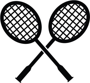 Badminton, Sports Equipment, Equipment, Outdoor Games, - Raquette Tennis Logo Clipart (800x800), Png Download