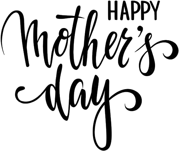 Happy Mothers Day Cursive Writing Clipart (750x750), Png Download