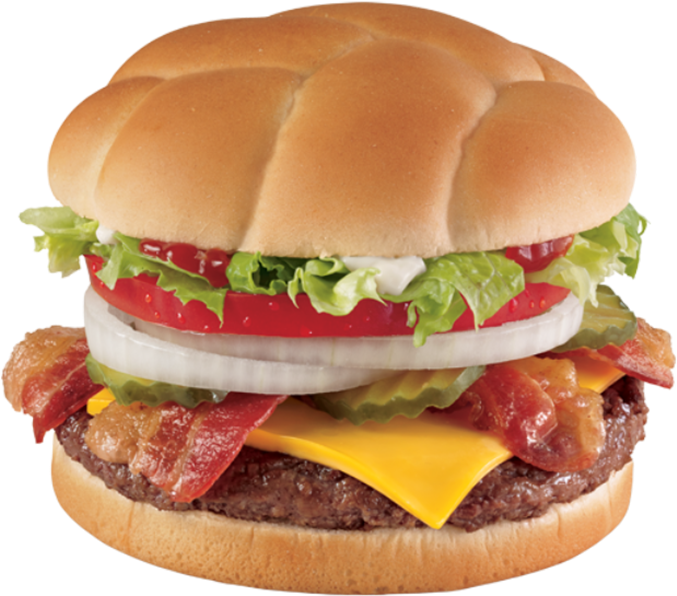 Bacon Cheese Grillburger™ - Christian People Food Clipart (996x600), Png Download