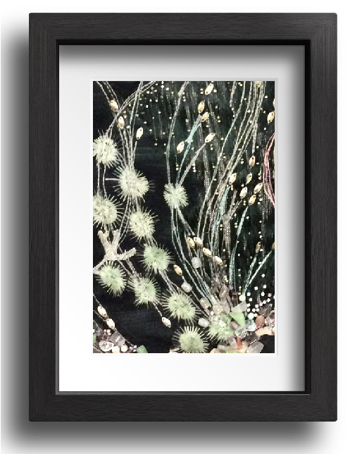 An Old Chinese Silk Embroidery, Ripped And Torn, Once - Picture Frame Clipart (500x651), Png Download