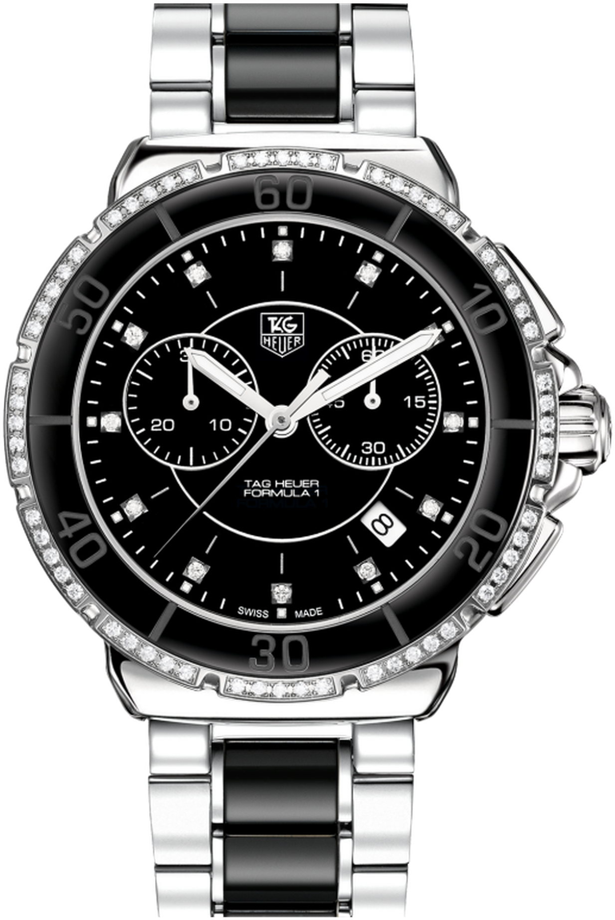 Tag Heuer Formula 1 Chronograph Ladies Clipart (1536x1879), Png Download