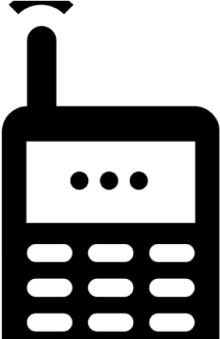 Old Mobil Phone Icon Clipart (640x480), Png Download