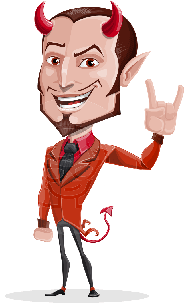 Stanley The Stylish Devil - Stylish Devil Clipart (957x1060), Png Download