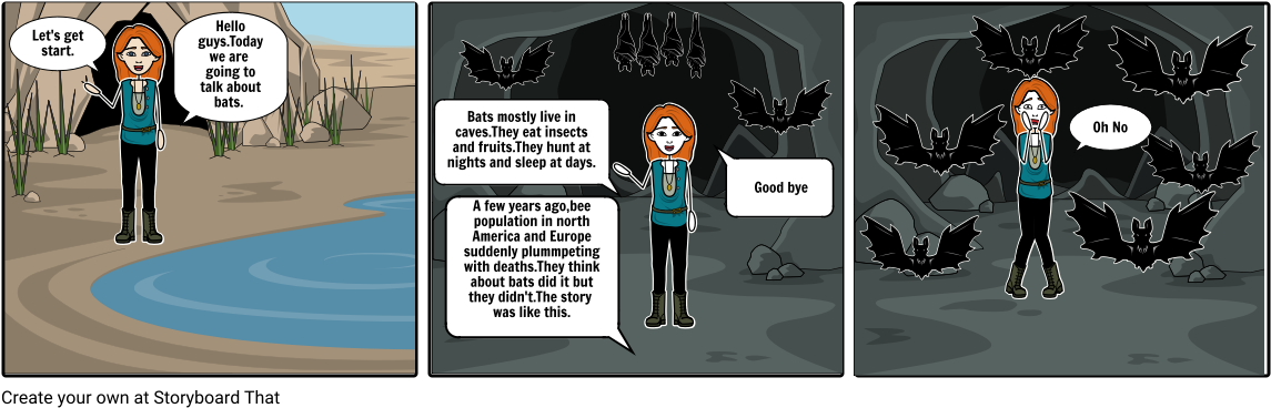 Misunderstood Animals Bats - Cartoon Clipart (1164x385), Png Download
