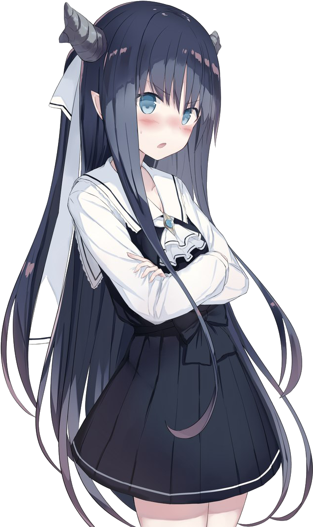 #anime #anime Angel #anime Another #anime Kawaii #anime - Cute Anime Girl Tsundere Clipart (660x1080), Png Download