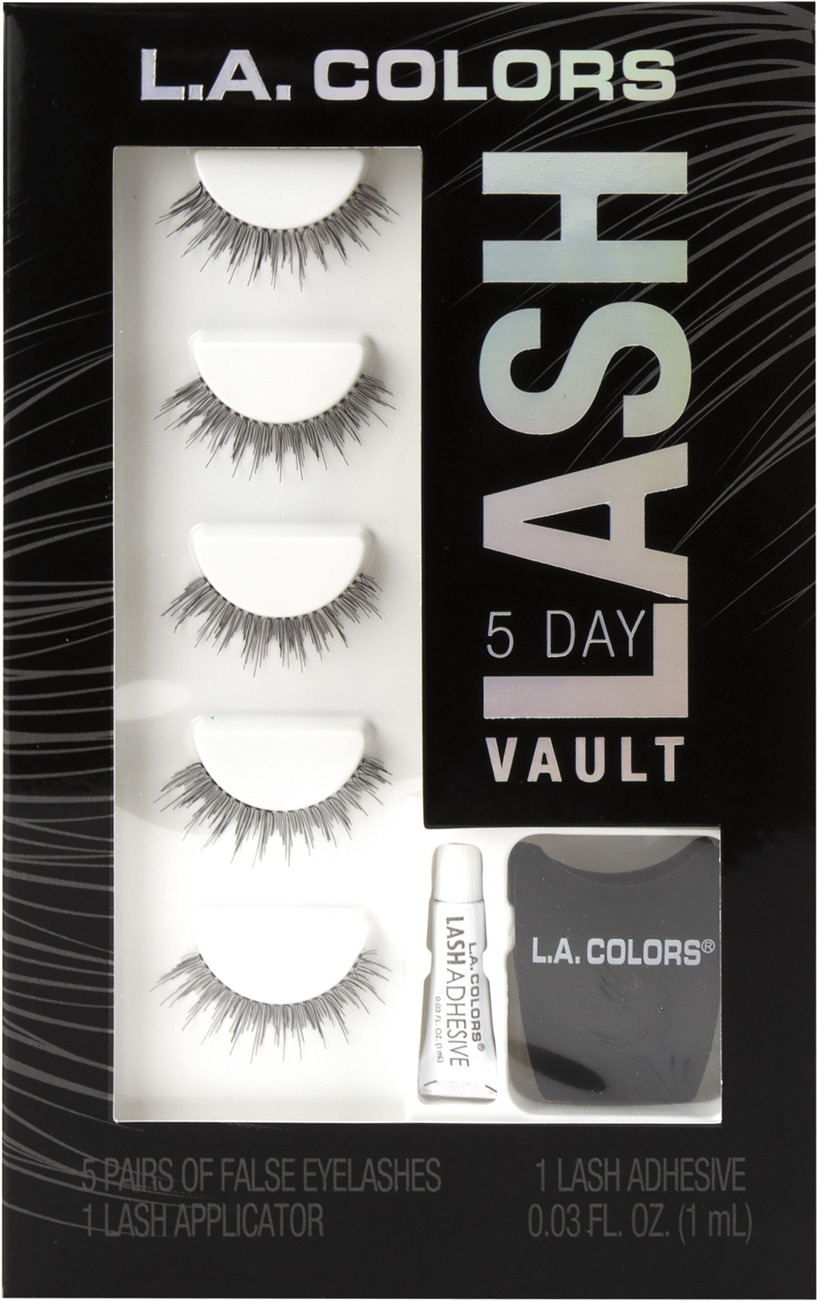 Colors 7 Piece 5-days Worth Of Lashes, Lash Applicator, Clipart (2000x2000), Png Download