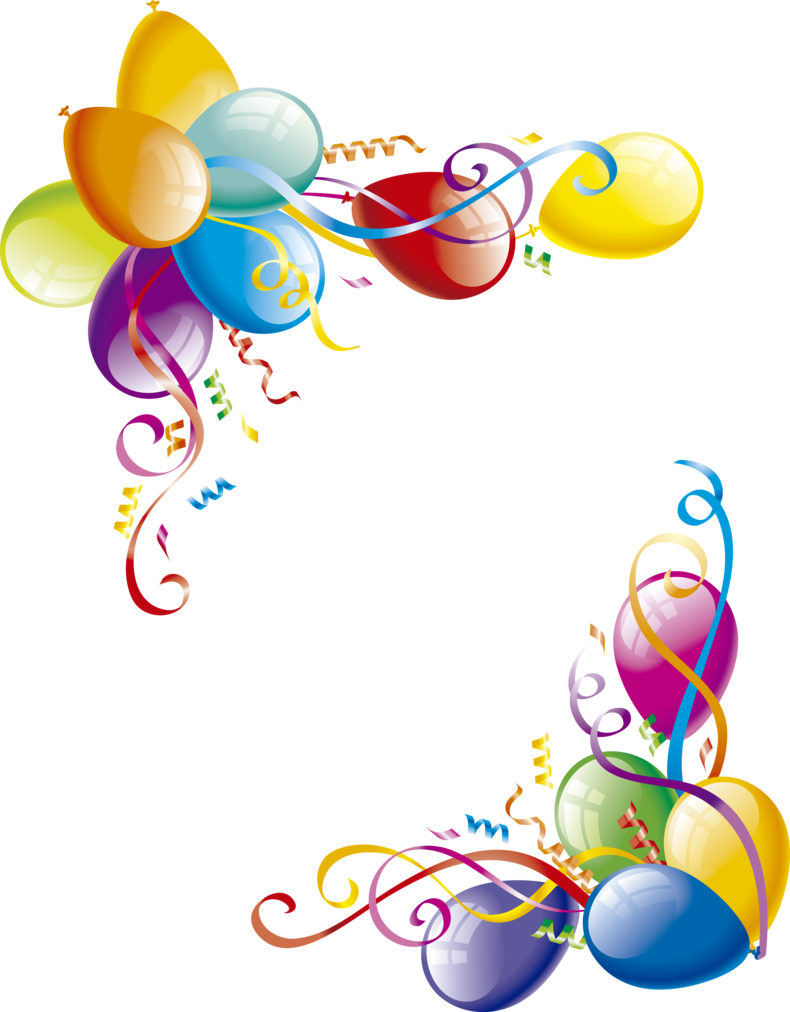 Marcos De Globos Png - Balon Png Clipart (790x1012), Png Download