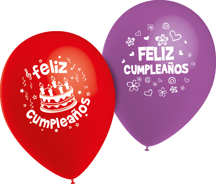 Globos Felicidades Bil - Globos De Cumpleaños Personalizado Clipart (845x722), Png Download
