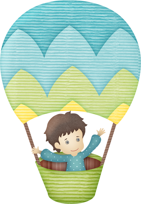 Google Globos Png, Coches, Bicicletas, Carritos, Globo - Boy In Hot Air Balloon Cartoon Clipart (489x709), Png Download