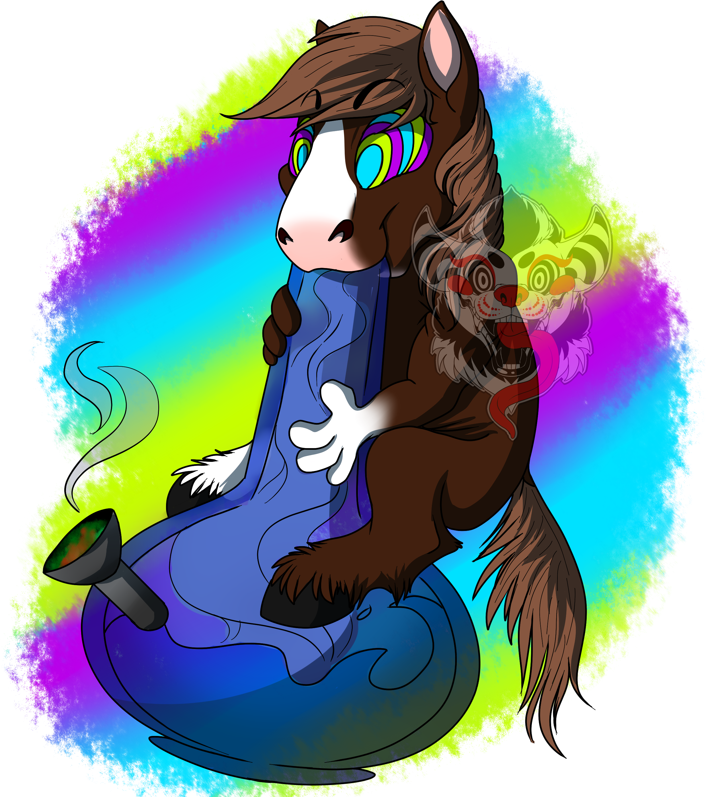 Tanner Smokin A Bong - Cartoon Clipart (2800x2800), Png Download