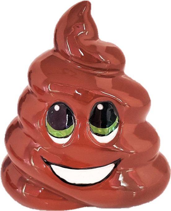 7431 Poop Emoji Bank - Chocolate Clipart (684x778), Png Download