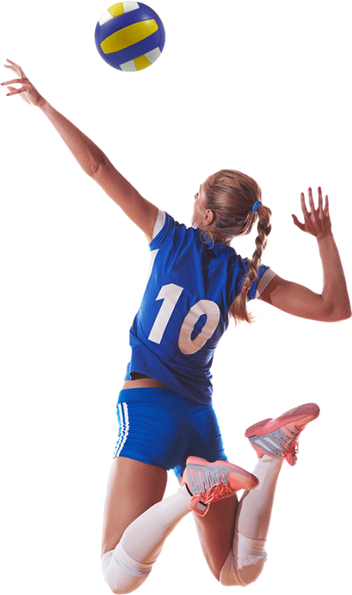 Volleyball Girl Png - Volleyball Player Volleyball Png Clipart (500x844), Png Download